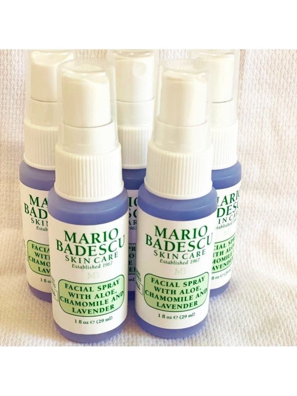 8 Mario Badescu Facial Spray  Aloe Chamomile and Lavender Mist 1oz Bottles NEW
